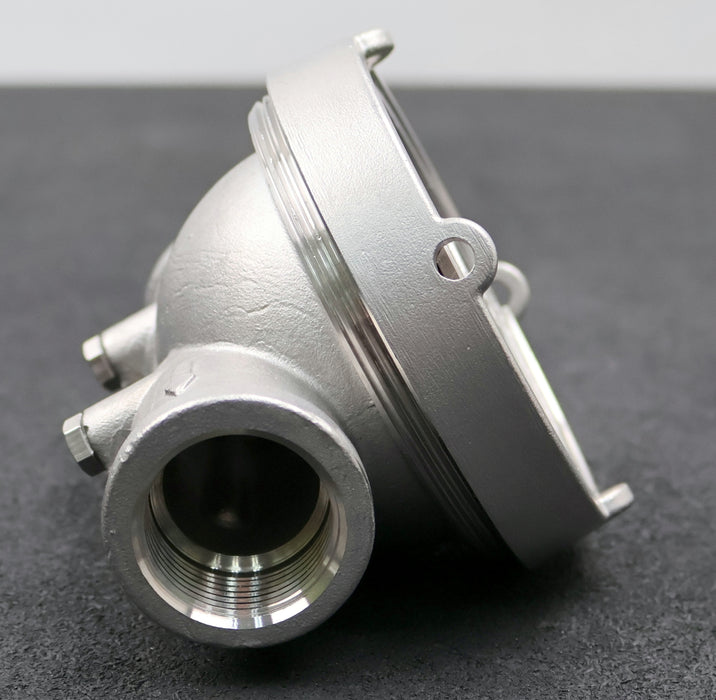 Bild des Artikels Edelstahl-Filterkopf-AußengewindeØ-98,6mm-Anschlüsse-1''-mit-Überwurfmutter