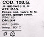 Bild des Artikels MINIBRASS-M.M.-Wasserdruckminderer-COD.-108.G-15PN-3/4DN-Material-Messing-80°C