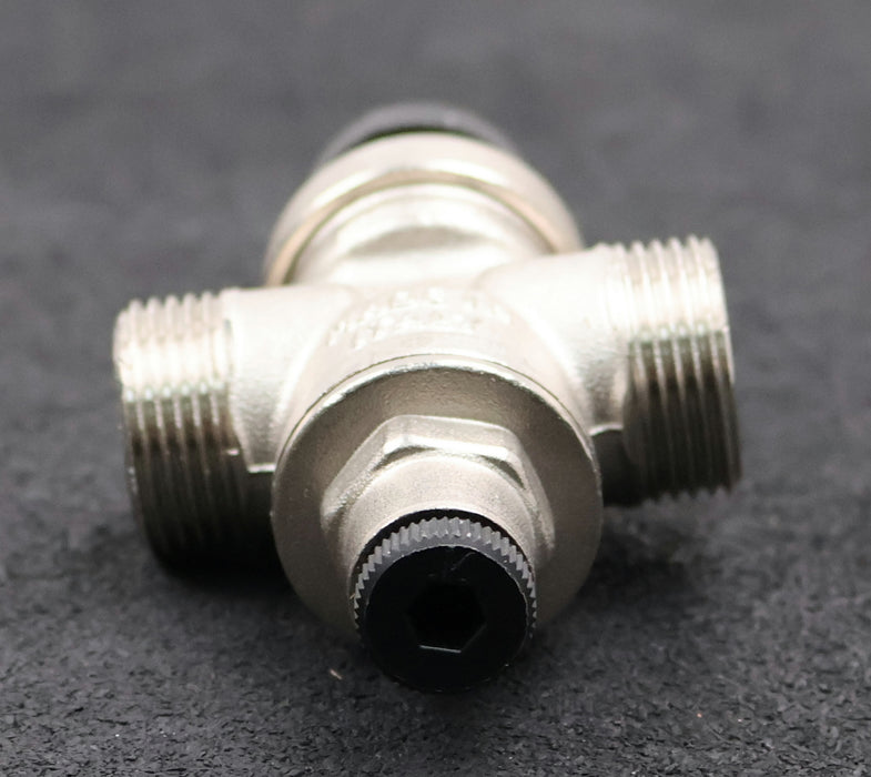 Bild des Artikels MINIBRASS-M.M.-Wasserdruckminderer-15PN-3/4DN-Material-Messing-vernickelt