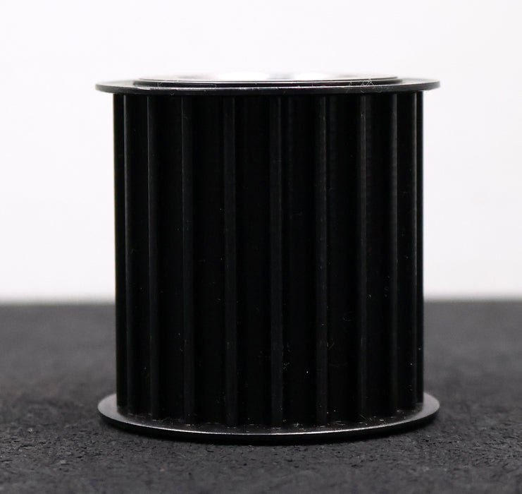 Bild des Artikels Stahl-Zahnriemenscheibe-toothed-pulley-mit-beidseitigen-Bordscheiben-M8-22