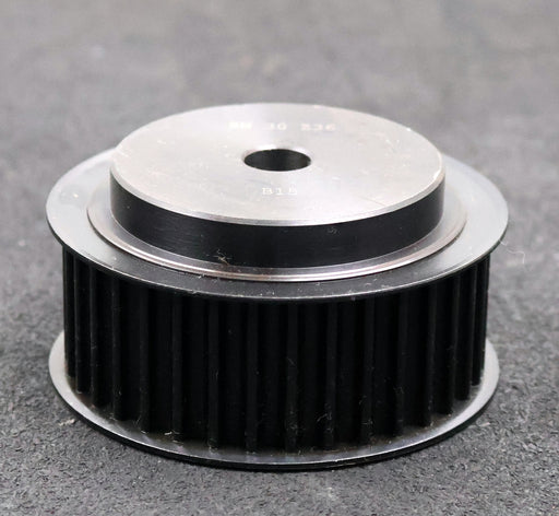 Bild des Artikels Stahl-Zahnriemenscheibe-toothed-pulley-mit-beidseitigen-Bordscheiben-M8-36
