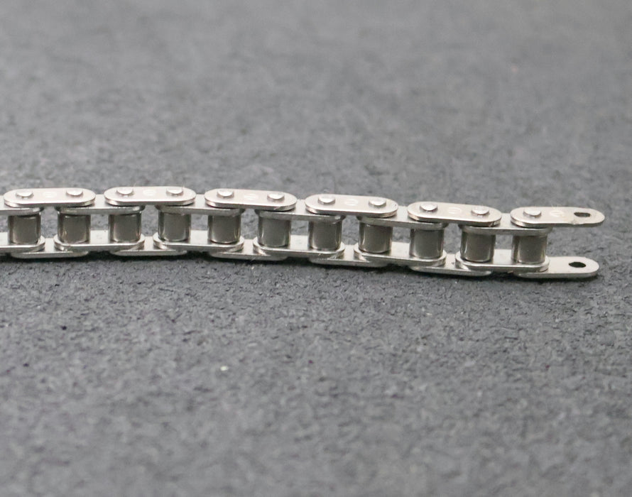 Bild des Artikels Edelstahl-Rollenkette-06B-1-Profil:-3/8"-x-7/32"-Länge:-2890mm-unbenutzt