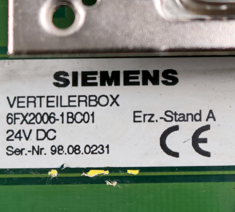 Bild des Artikels SIEMENS-Verteilerbox-6FX2006-1BC01-E-Stand-A-gebraucht