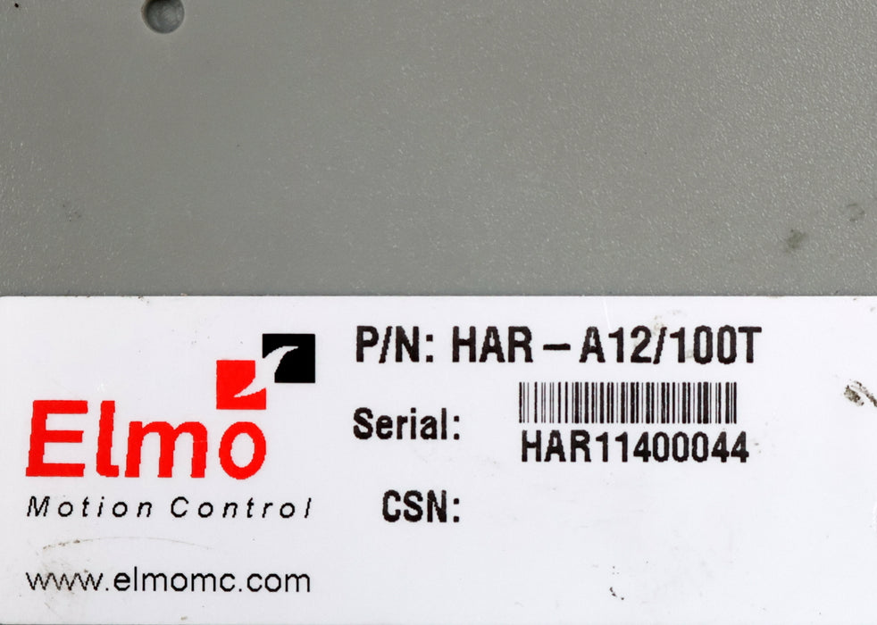 Bild des Artikels ELMO-Bewegungssteuerung-Motion-Control-P/N:-HAR-A12/100T-gebraucht
