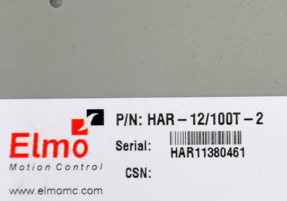 Bild des Artikels ELMO-Bewegungssteuerung-Motion-Control-P/N:-HAR-A12/100T-2-gebraucht