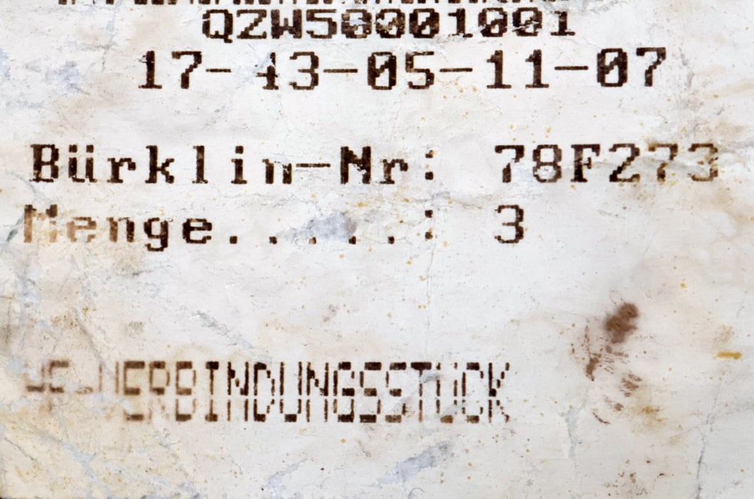 Bild des Artikels BUERKLIN-3x-Koaxial-Adapter-Bestellnr.:-78F273-50-Ω-BNC-Buchse-auf-BNC-Buchse