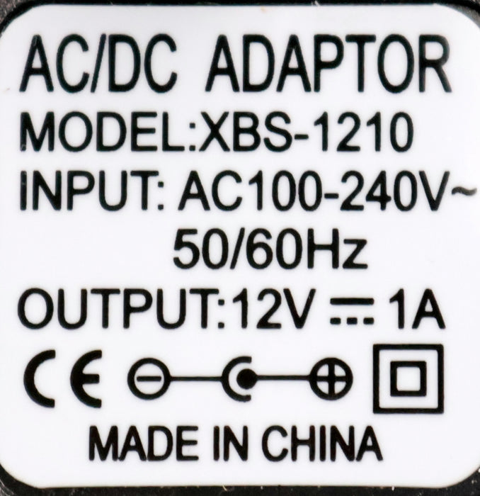 Bild des Artikels 4x-AC/DC-Netzteil-Adapter-XBS-1210-Input:-100-240VAC-1,2A-50-60Hz-Output-12VDC