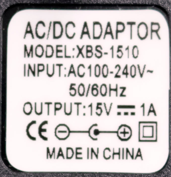 Bild des Artikels AC/DC-Netzteil-Adapter-XBS-1510-Input:-100-240VAC-50-60Hz-Output-15VDC-1A