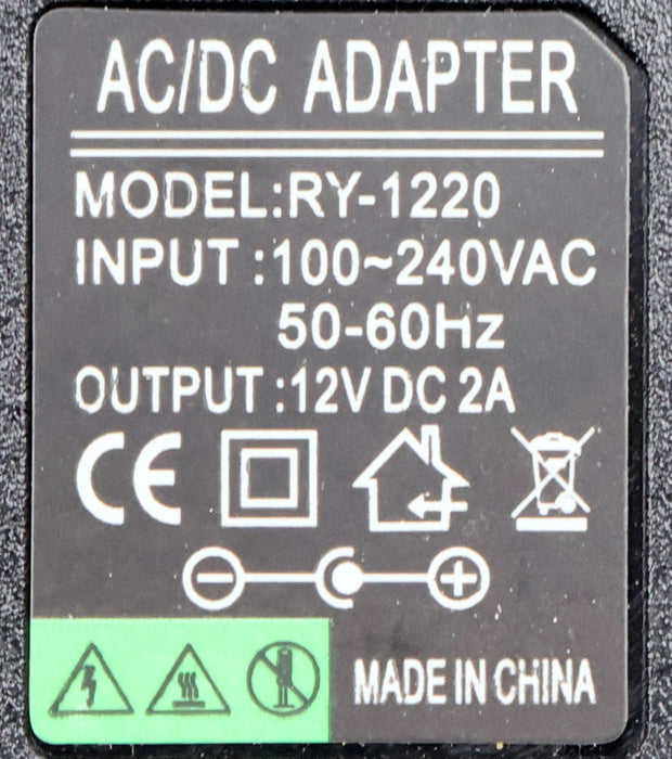 Bild des Artikels 4x-AC/DC-Netzteil-Adapter-RY-1220-Input:-100-240VAC-50-60Hz-Output-12VDC-2A