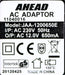 Bild des Artikels AHEAD-7x-AC-Netzteil-Adapter-JAA-1200650E-Input:-230VAC-50Hz-Output-12VDC-650mA