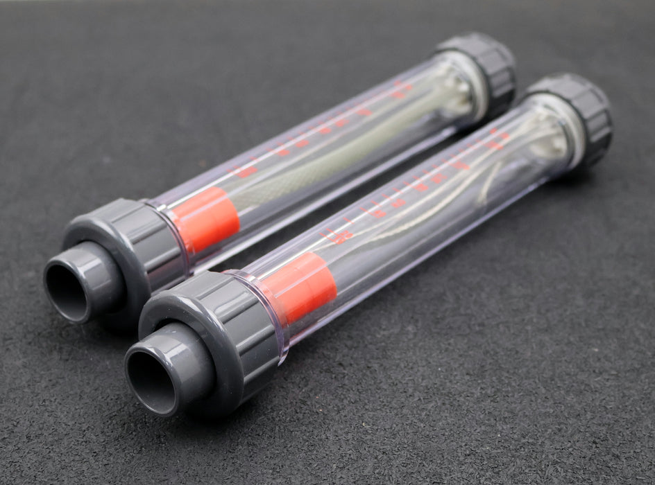 Bild des Artikels 2x-Durchflussmesser-aus-Kunststoff-LZS-15-Messbereich-16-160l/h-Medium:-Wasser