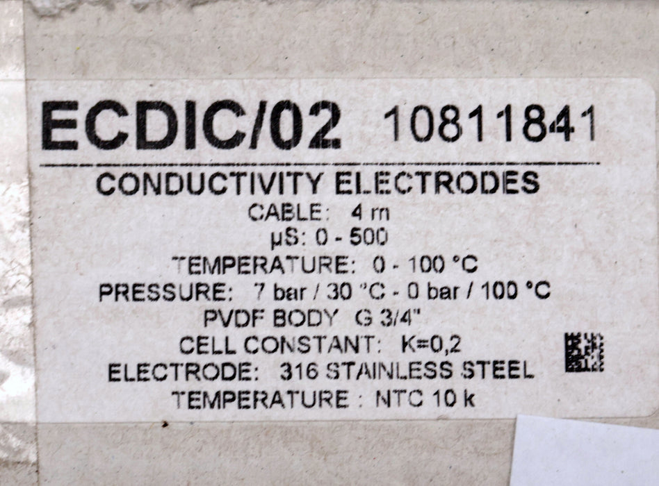 Bild des Artikels BKG-Leitfähigkeitselektroden-ECDIC/02-Kabellänge-4m-µs:-0-500-0-100°C