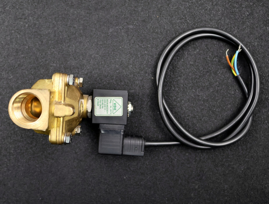 Bild des Artikels ODE-Magnetventil-VDW3V-220-230V-50/60Hz-750Ohm-Anschlüsse-3/4''-gebraucht