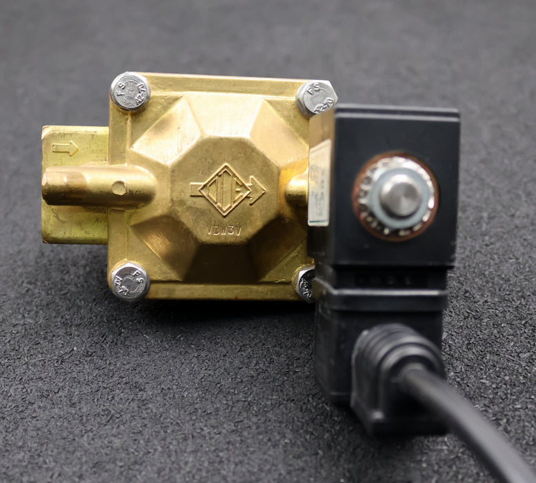 Bild des Artikels ODE-Magnetventil-VDW3V-220-230V-50/60Hz-750Ohm-Anschlüsse-3/4''-gebraucht