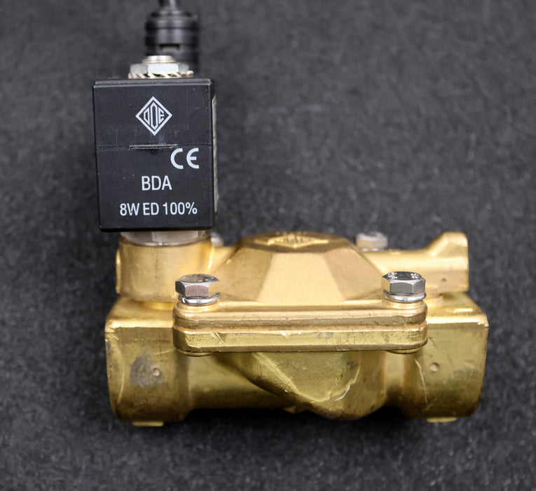 Bild des Artikels ODE-Magnetventil-VDW3V-220-230V-50/60Hz-750Ohm-Anschlüsse-3/4''-gebraucht