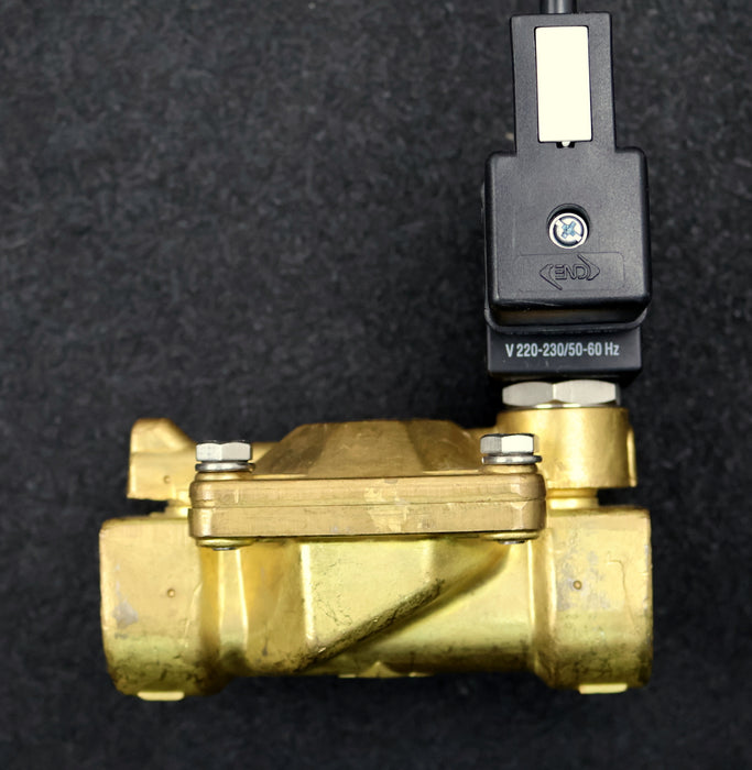 Bild des Artikels ODE-Magnetventil-VDW3V-220-230V-50/60Hz-750Ohm-Anschlüsse-3/4''-gebraucht