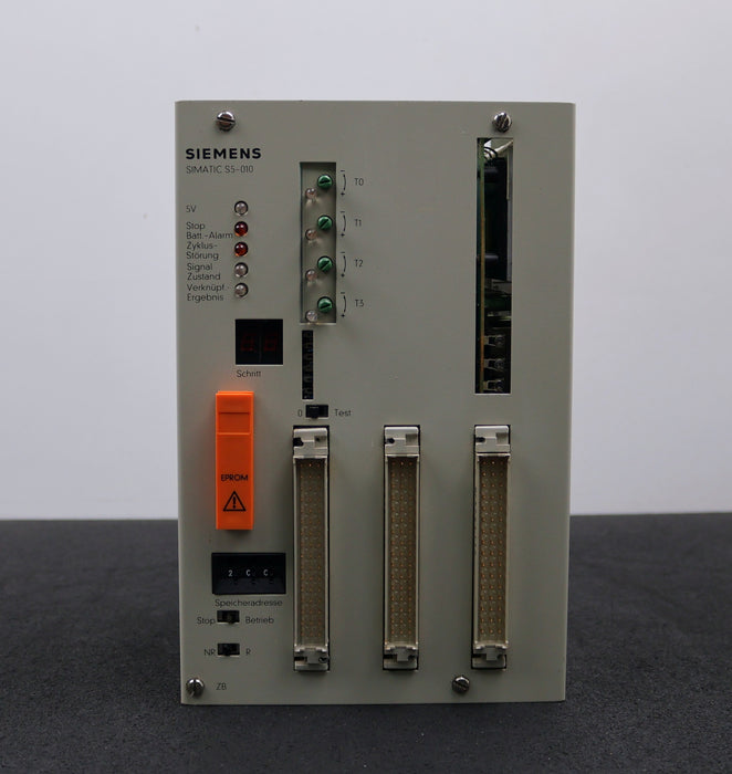 Bild des Artikels SIEMENS-SIMATIC-S5-010-Automatisierungsgerät-5V-mit-EPROM-6ES5910-0AA31