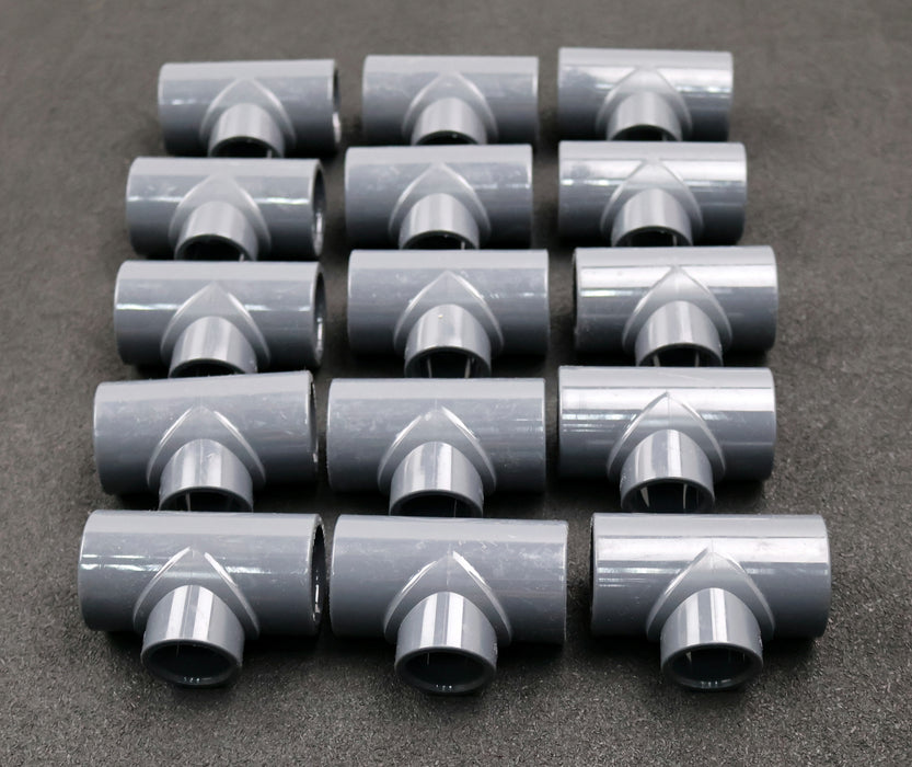 Bild des Artikels 15x-PVC-Klebemuffe-T-Stück-ÖffnungsØ-2x-32mm-1x-20mm-unbenutzt