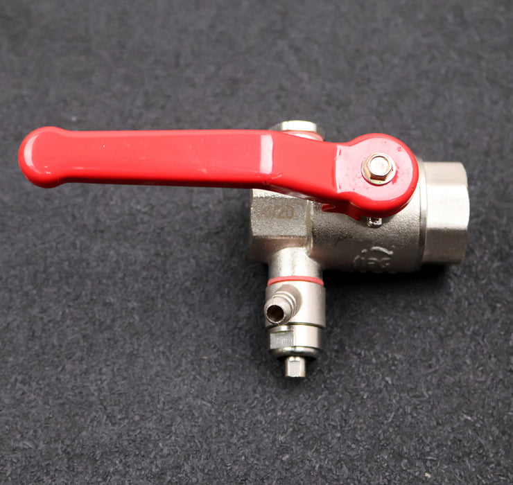 Bild des Artikels IPG-Ms-Kugelhahn-mit-Entleerung-MS58-3/4''-PN20--Material-Messing-vernickelt
