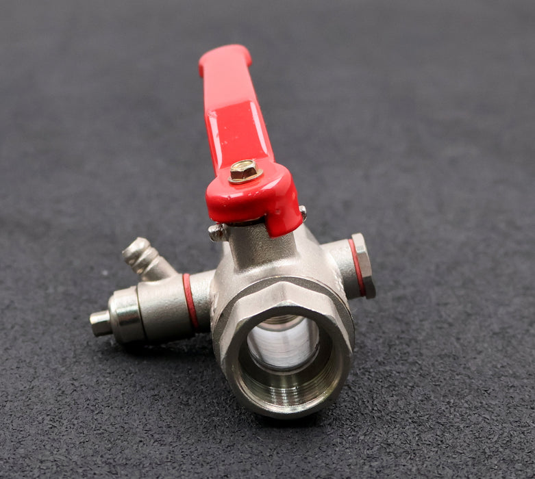 Bild des Artikels IPG-Ms-Kugelhahn-mit-Entleerung-MS58-3/4''-PN20--Material-Messing-vernickelt