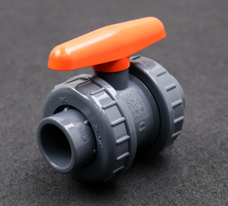 Bild des Artikels VDL-Kugelhahn-aus-PVC-U-8.54.025-25mm---3/4''-DN20-PN16-unbenutzt