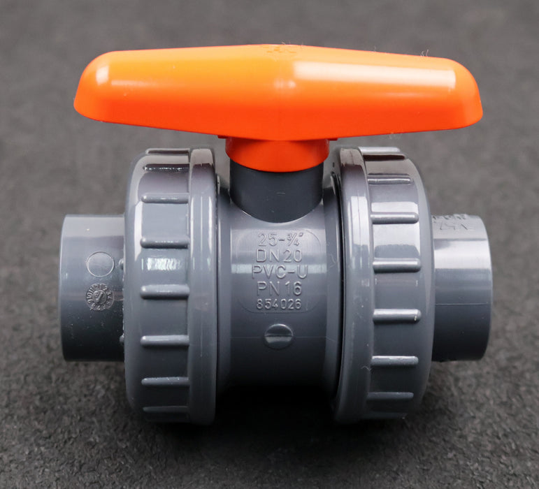 Bild des Artikels VDL-Kugelhahn-aus-PVC-U-8.54.025-25mm---3/4''-DN20-PN16-unbenutzt