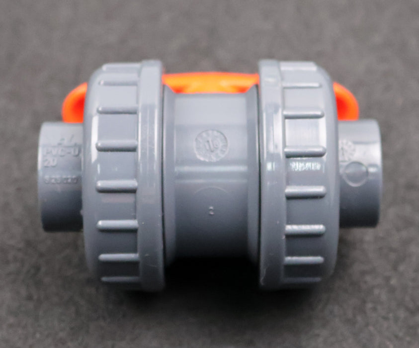 Bild des Artikels VDL-Kugelhahn-aus-PVC-U-8.54.021-20mm---1/2''-DN15-PN16-unbenutzt