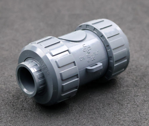 Bild des Artikels PRAHER-Rückschlagventil-aus-PVC-S4-121088-Ø20mm-DN15-PN16-unbenutzt-in-OVP