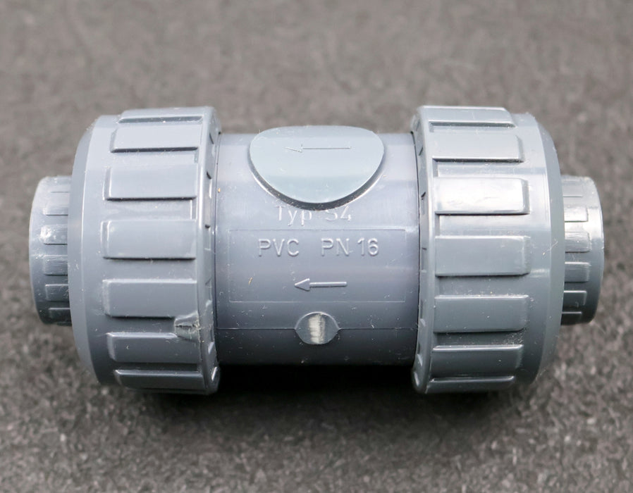 Bild des Artikels PRAHER-Rückschlagventil-aus-PVC-S4-121088-Ø20mm-DN15-PN16-unbenutzt-in-OVP