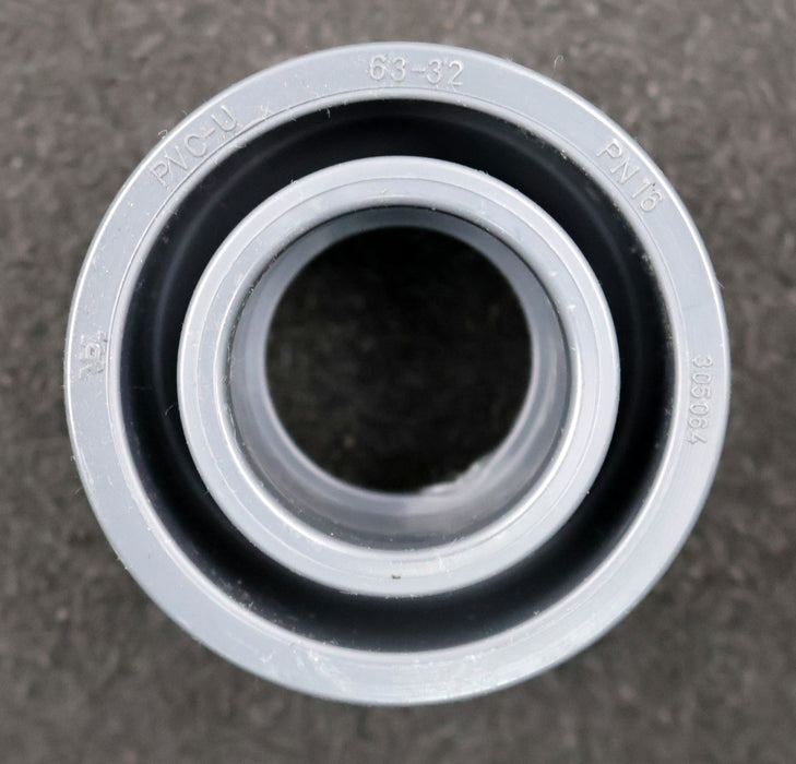 Bild des Artikels VDL-10x-Reduziermuffe-aus-PVC-U-3.05.063-63x32mm-PN16-unbenutzt