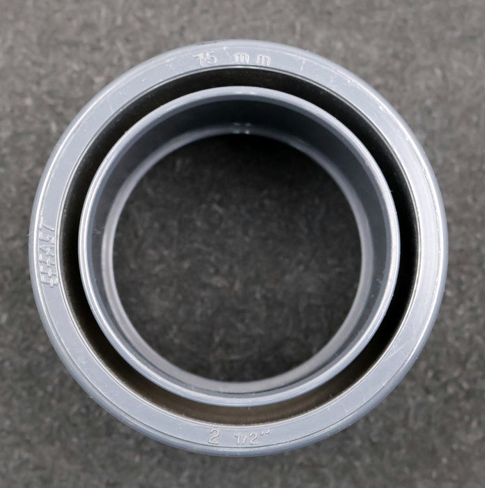 Bild des Artikels VDL-5x-Reduziermuffe-aus-PVC-U-3.05.091-90x63mm-PN16-unbenutzt