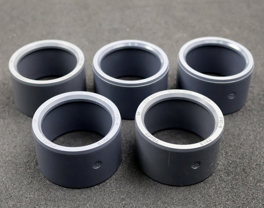 Bild des Artikels KIWA-5x-Reduziermuffe-ND10-75x63mm-PN16-unbenutzt