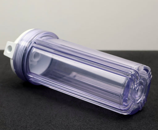 Bild des Artikels Wasserfilter-Gehäuse-Größe-10''-Anschlüsse-1/4''-IG-klare-Filtertasse-unbenutzt