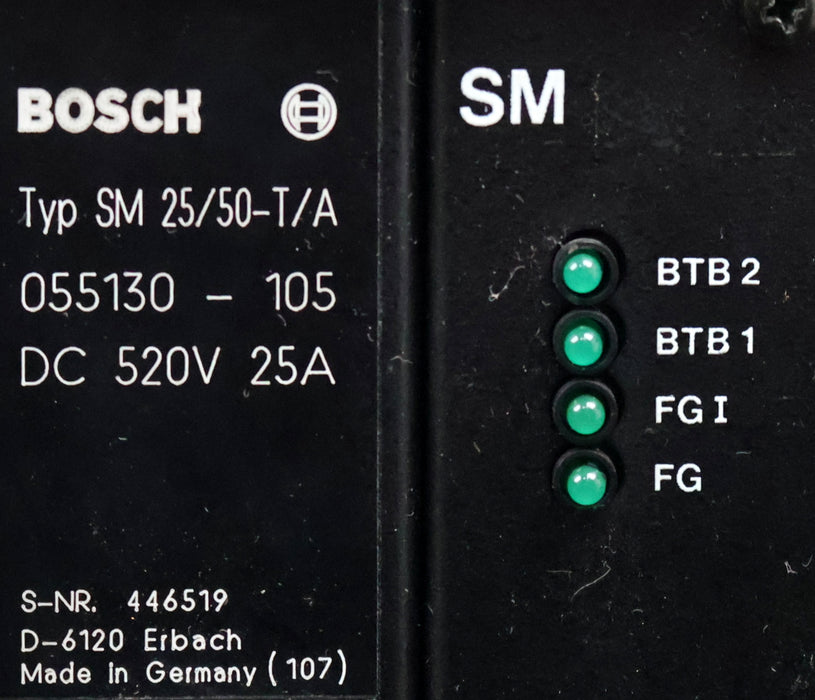Bild des Artikels BOSCH-Servomodul-Typ-SM-25/50-T/A-055130-105-520VDC-25A-gebraucht