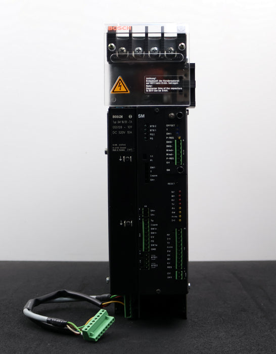Bild des Artikels BOSCH-Servomodul-Typ-SM-10/20-TA-055128-109-520VDC-10A-mit-Prüfkarte-gebraucht