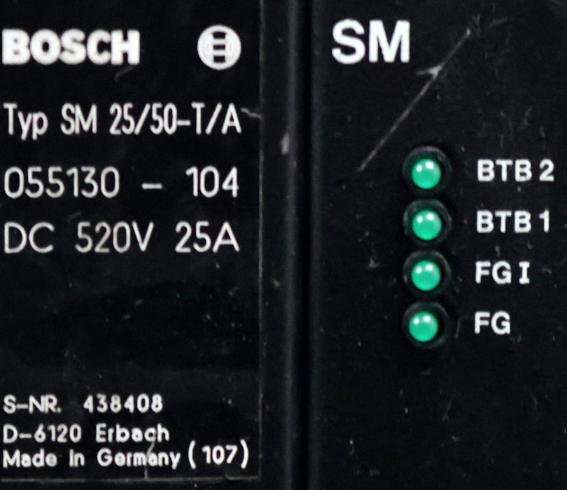 Bild des Artikels BOSCH-Servomodul-Typ-SM-25/50-T/A-055130-104-520VDC-25A-gebraucht