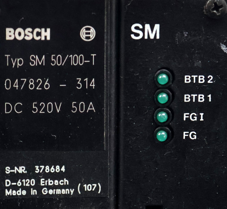 Bild des Artikels BOSCH-Servomodul-Typ-SM-50/100-T-047826-314-520VDC-50A-gebraucht