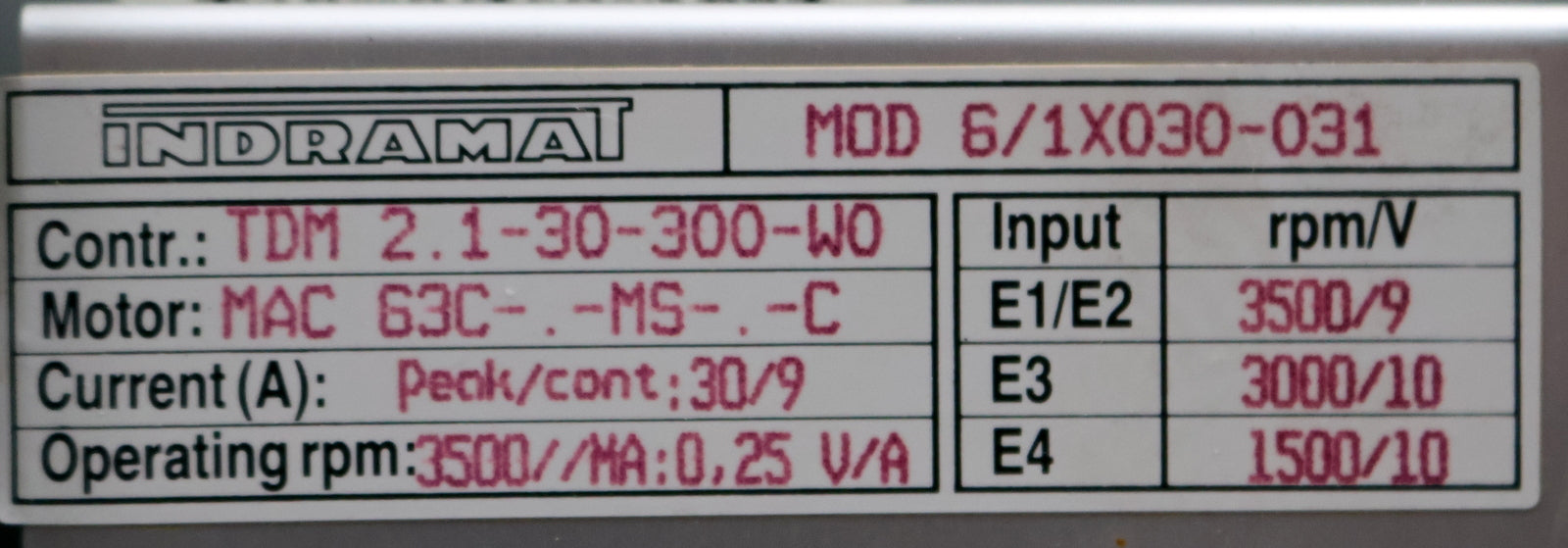 Bild des Artikels INDRAMAT-AC-Servo-Controller-TDM2.1-030-300-W0-mit-Programierungsmodul