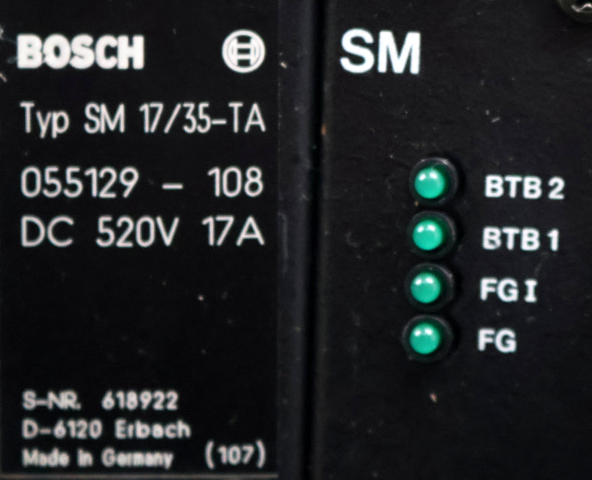 Bild des Artikels BOSCH-Servomodul-Typ-SM-17/35-T/A-055129-108-520VDC-17A-gebraucht