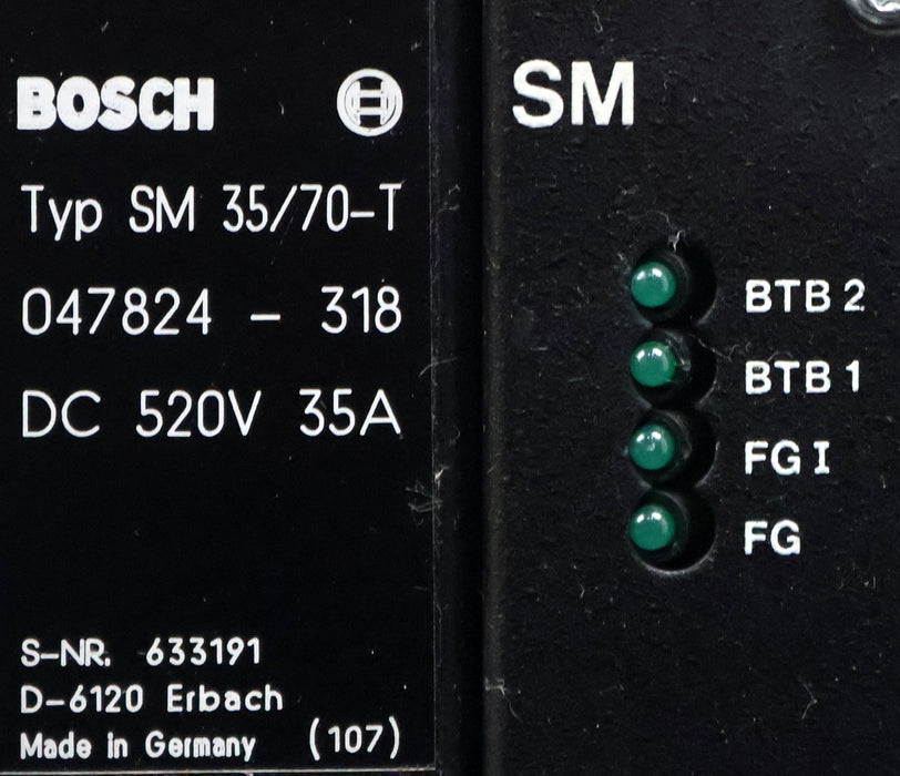 Bild des Artikels BOSCH-Servomodul-Typ-SM-35/70-T-047824-318-520VDC-35A-gebraucht-!-überholt-!