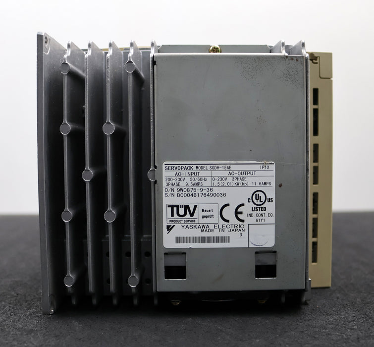 Bild des Artikels YASKAWA-SERVOPACK-SGDH-15AE-Input:-220-230VAC-50/60Hz-9,5A-overhauled-/-tested