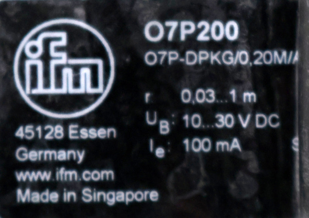 Bild des Artikels IFM-Reflexlichtschranke-O7P200-dunkelschaltend-Abmessungen:-20,3x15x9mm