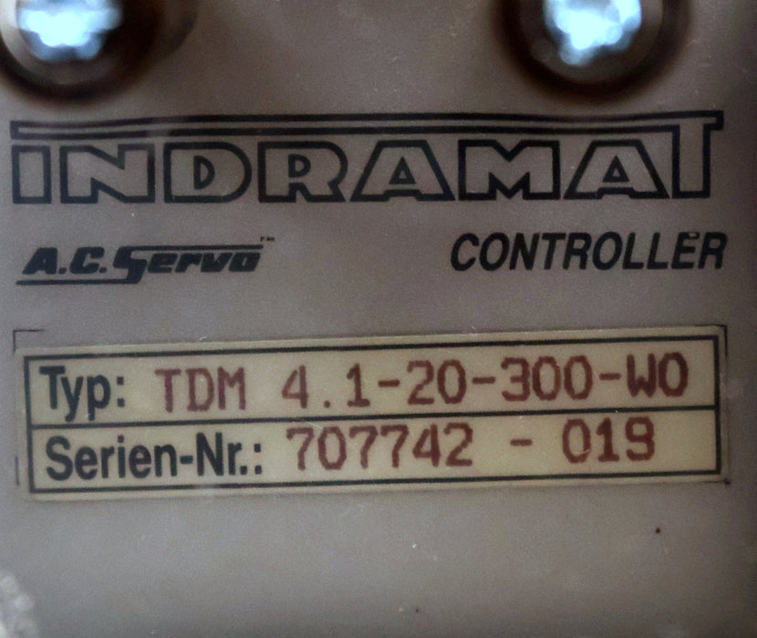 Bild des Artikels INDRAMAT-AC-Servo-Controller-TDM-4.1-020-300-W0-+-Programiermodul-MOD18-4-/-8A