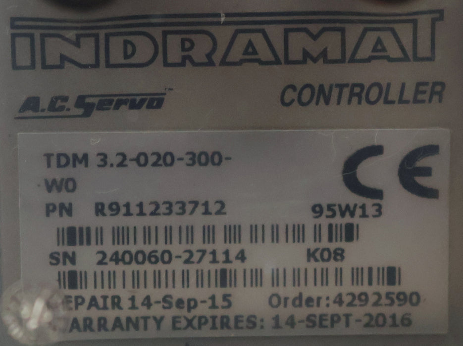 Bild des Artikels INDRAMAT-AC-Servo-Controller-TDM-3.2-020-300-W0-+-Programiermodul-MOD14-10-/-16A