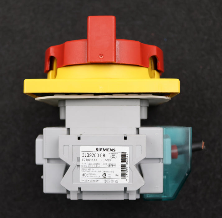 Bild des Artikels SIEMENS-Not-Aus-Schalter-3LD2704-0TK53-400/690V-50/60Hz-37/30kW-gebraucht