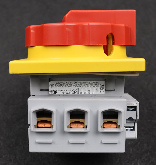 Bild des Artikels SIEMENS-Not-Aus-Schalter-3LD2704-0TK53-400/690V-50/60Hz-37/30kW-gebraucht