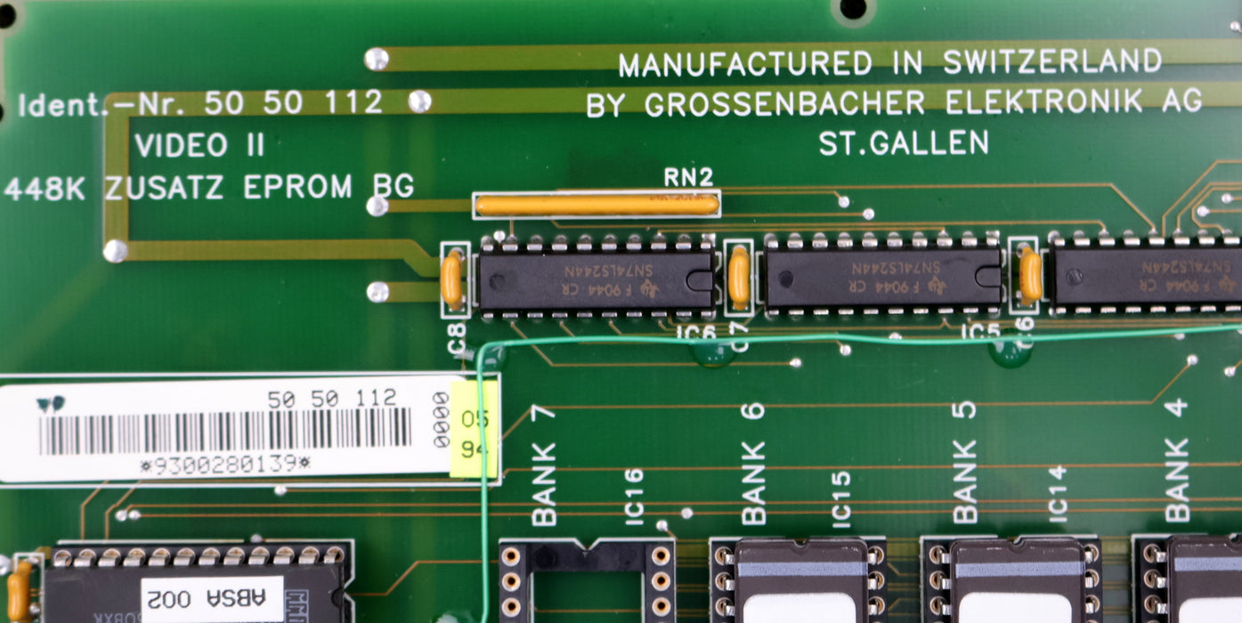 Bild des Artikels REISHAUER-/-GROSSENBACHER-Einschubplatine-5050112-Video-II-448K-Zusatz-EPROM-BG