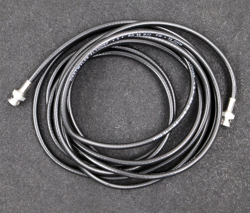 Bild des Artikels DÄTWYLER-Radiall-RG59-Koaxialkabel-konfektioniert-75-Ω-Kabellänge-3,8m-BNC-/-BNC