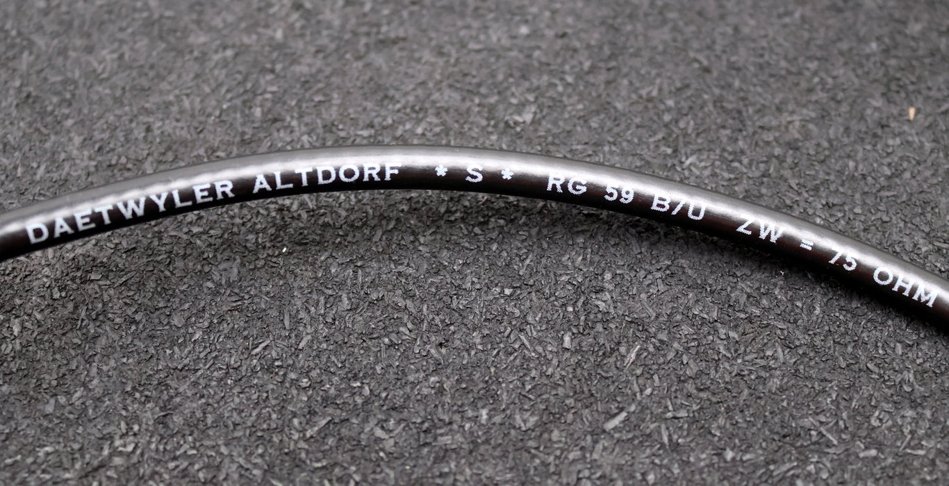 Bild des Artikels DÄTWYLER-Radiall-RG59-Koaxialkabel-konfektioniert-75-Ω-Kabellänge-3,8m-BNC-/-BNC