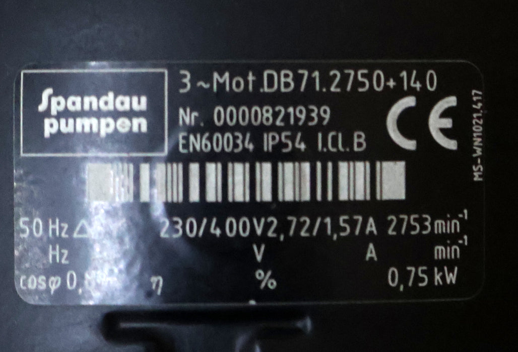 Bild des Artikels VOGEL-/-SPANDAU-PUMPEN-Eintauchpumpe-PMS9C-440+140-Eintauchtiefe-440mm-1,0kg/dm³